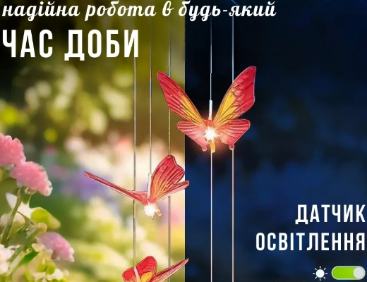 Зробити замовлення: Вуличний світильник Метелик