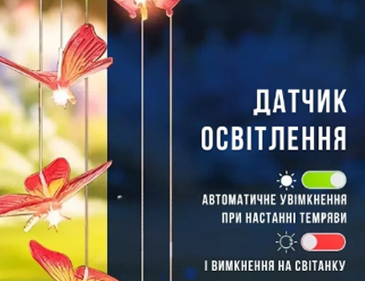 Інтернет Магазин Склад Акція Ціна Знижка: Вуличний світильник Метелик