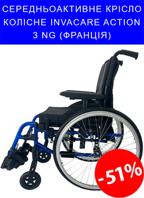 Інвалідна коляска Invacare Action 3NG купити онлайн замовити, інтернет магазин склад